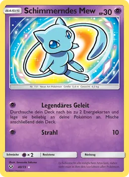 Schimmerndes Mew