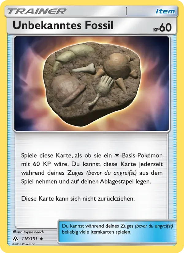 Unbekanntes Fossil