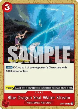 Blue Dragon Seal Water Stream