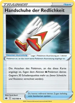 Handschuhe der Redlichkeit