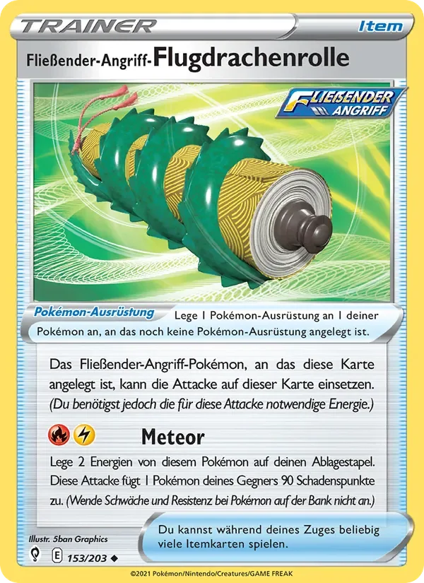 Fließender-Angriff-Flugdrachenrolle