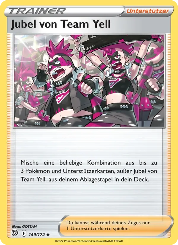 Jubel von Team Yell