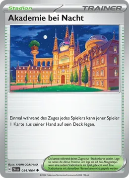 Akademie bei Nacht