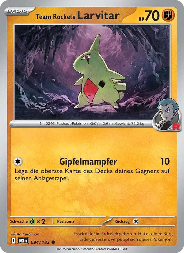 Team Rockets Larvitar