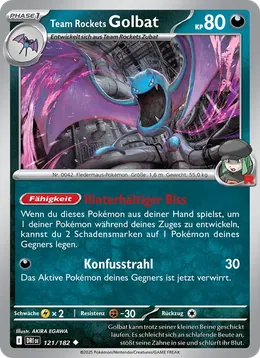 Team Rockets Golbat