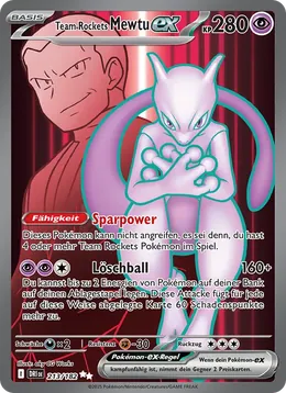 Team Rockets Mewtu-ex