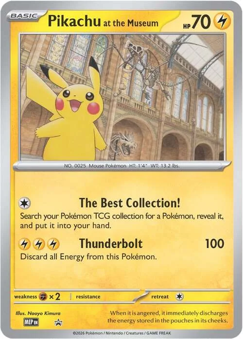 Pikachu at the Museum