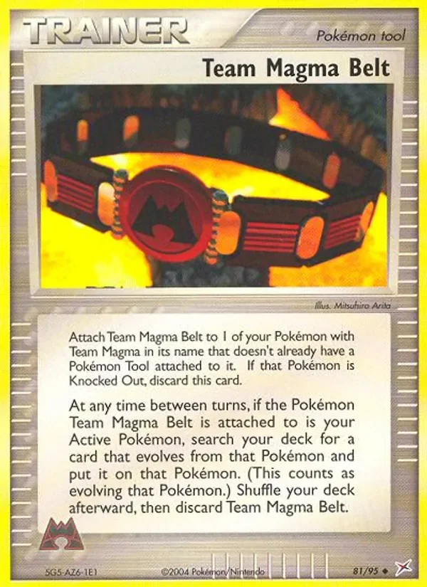 Team Magma Gürtel