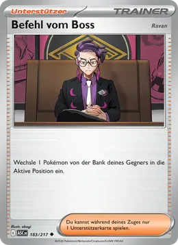 Befehl vom Boss