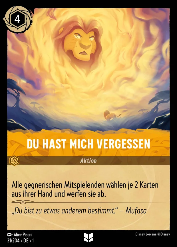 Du hast mich vergessen