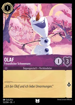 Olaf - Freundlicher Schneemann