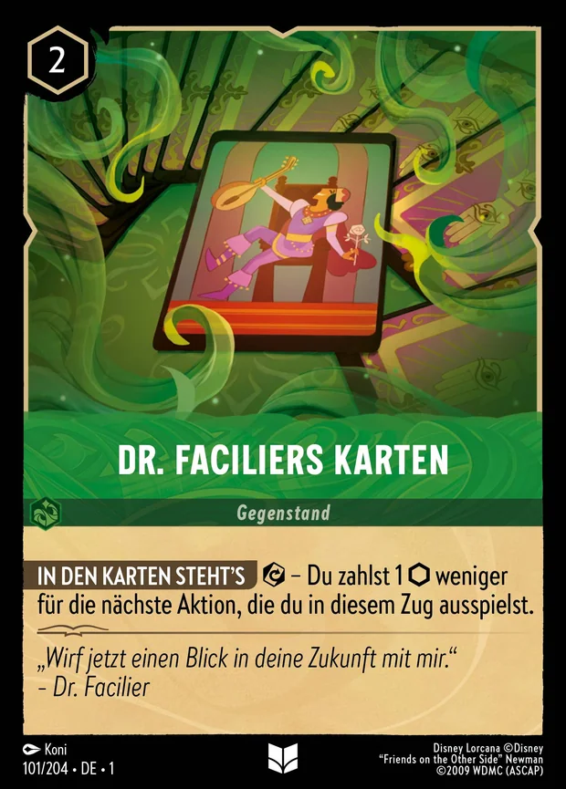 Dr. Faciliers Karten