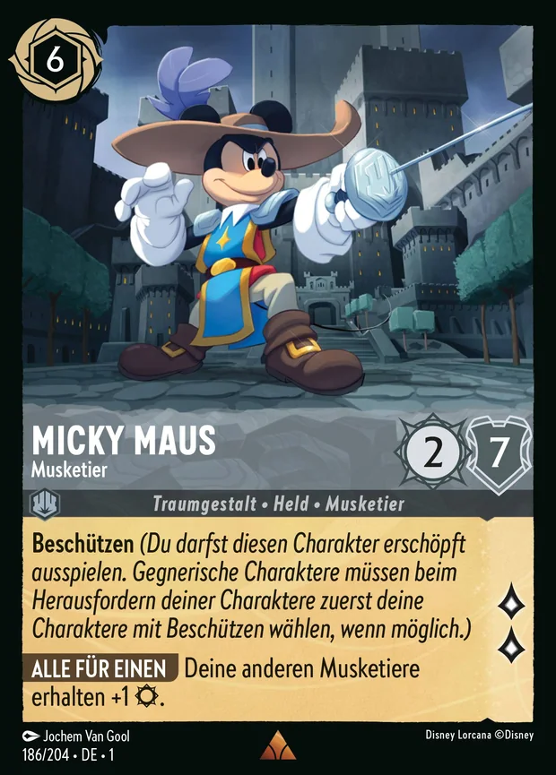 Micky Maus - Musketier