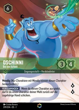 Dschinni - Bei der Arbeit