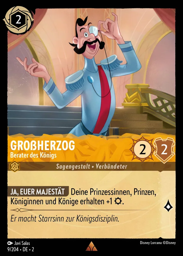 Großherzog - Berater des Königs