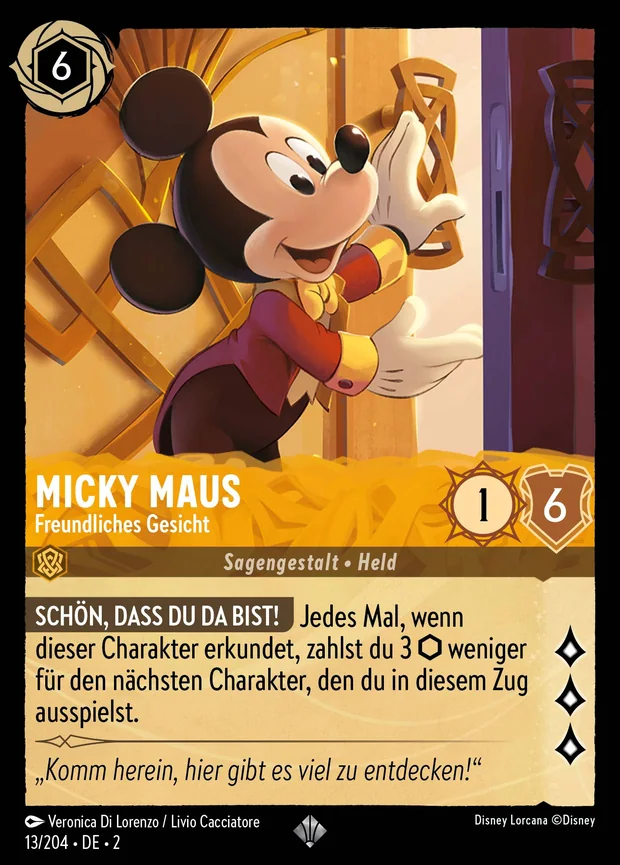 Micky Maus - Freundliches Gesicht