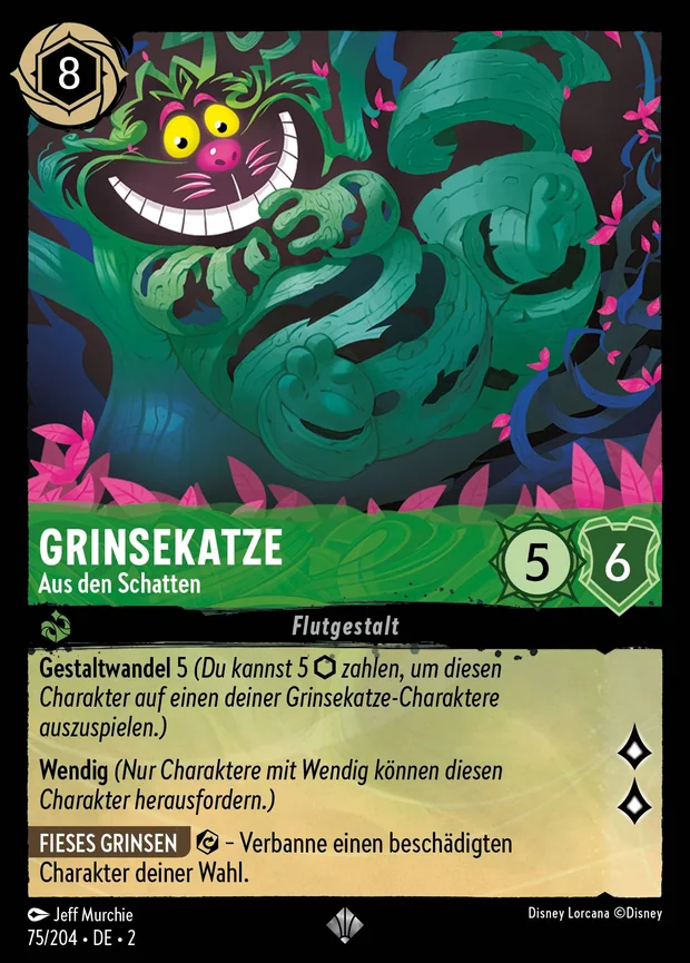Grinsekatze - Aus den Schatten