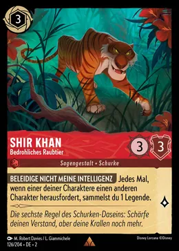 Shir Khan - Bedrohliches Raubtier