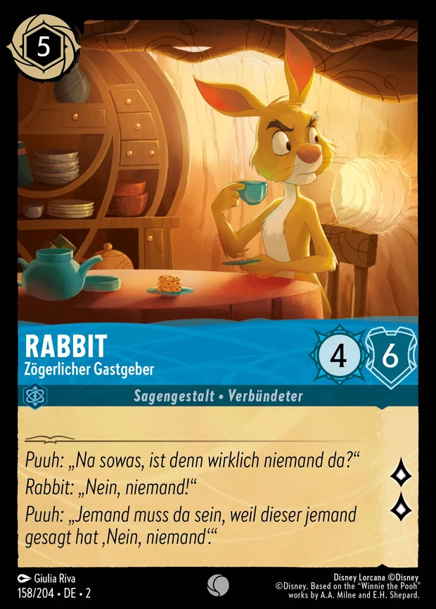 Rabbit - Zögerlicher Gastgeber