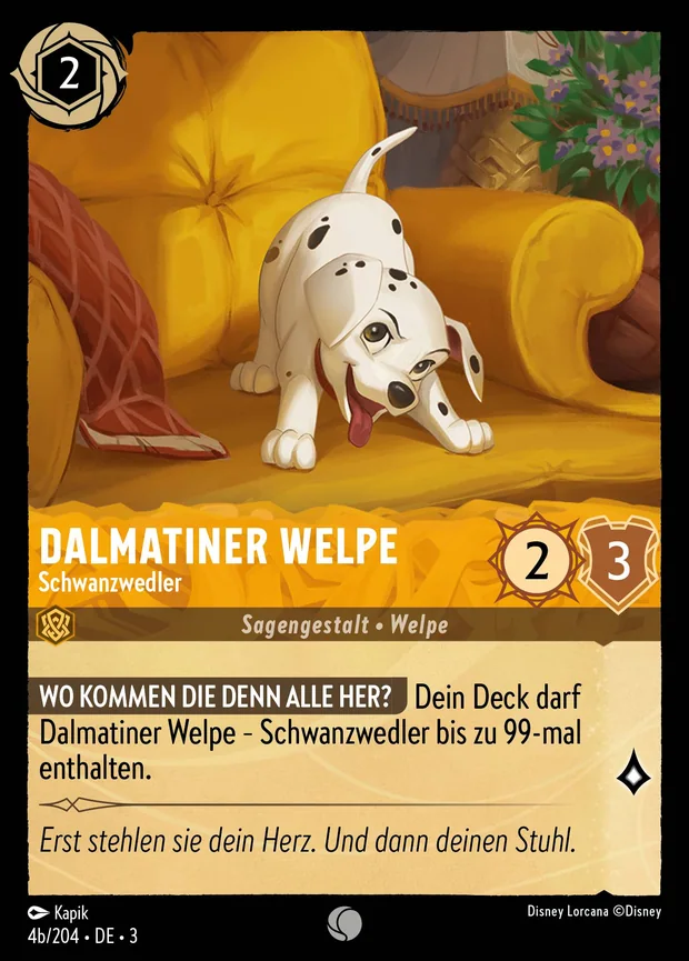 Dalmatiner Welpe - Schwanzwedler
