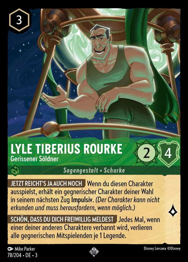 Lyle Tiberius Rourke - Gerissener Söldner