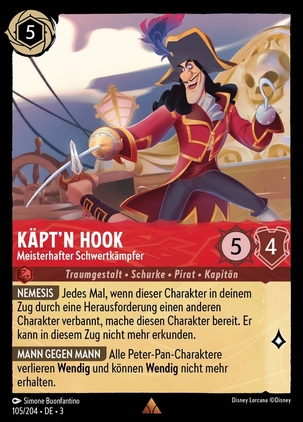 Käpt'n Hook - Meisterhafter Schwertkämpfer