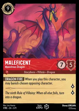 Maleficent - Monstrous Dragon