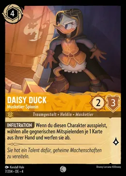 Daisy Duck - Musketier-Spionin