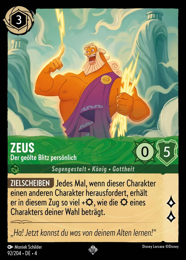 Zeus - Der geölte Blitz persönlich
