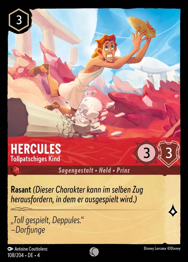 Hercules - Tollpatschiges Kind