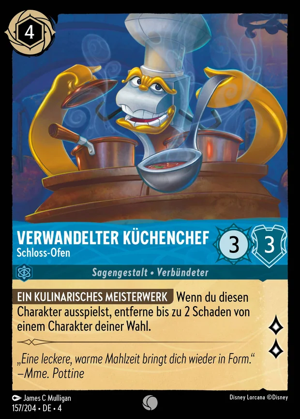 Verwandelter Küchenchef - Schloss-Ofen
