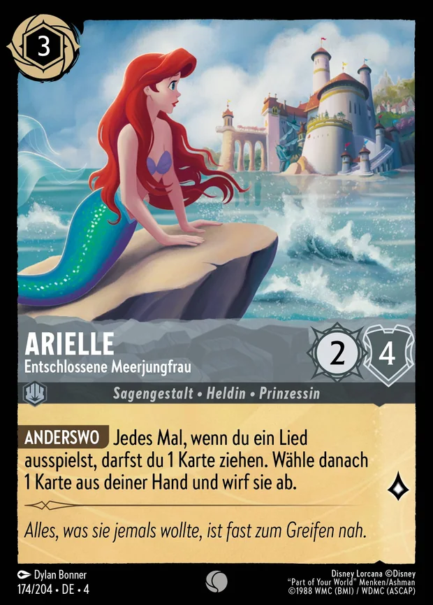 Arielle - Entschlossene Meerjungfrau