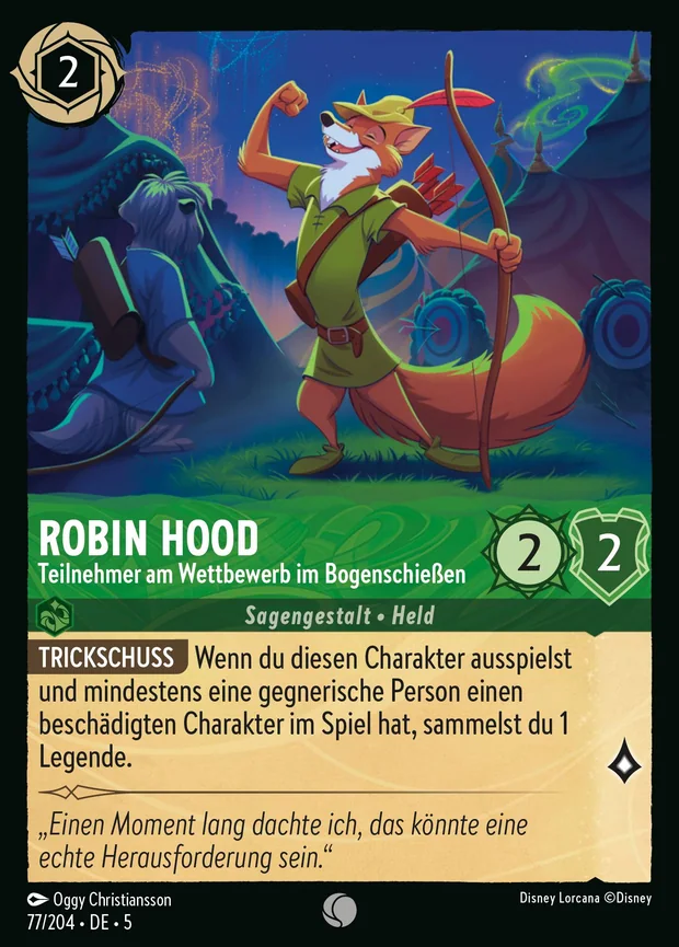 Robin Hood - Teilnehmer am Wettbewerb im Bogenschießen