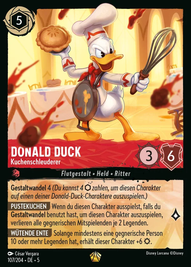 Donald Duck - Kuchenschleuderer