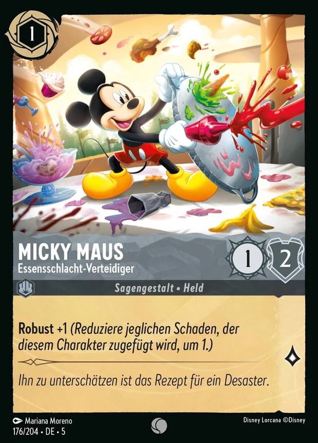 Micky Maus - Essensschlacht-Verteidiger