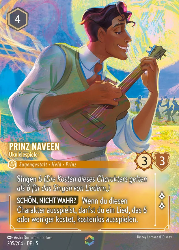 Prinz Naveen - Ukulelespieler