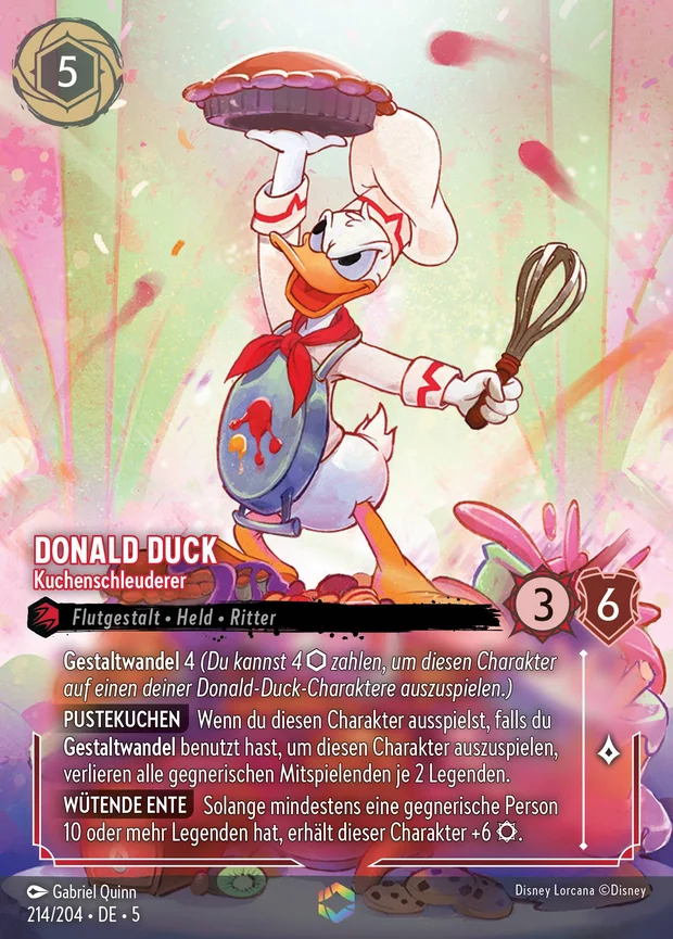 Donald Duck - Kuchenschleuderer