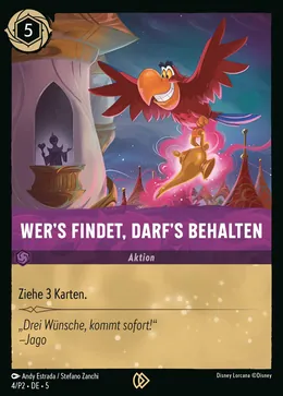 Wer's findet, darf's behalten