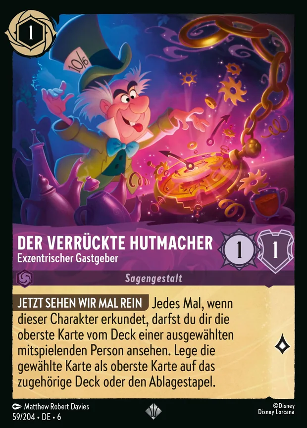 Der verrückte Hutmacher - Exzentrischer Gastgeber