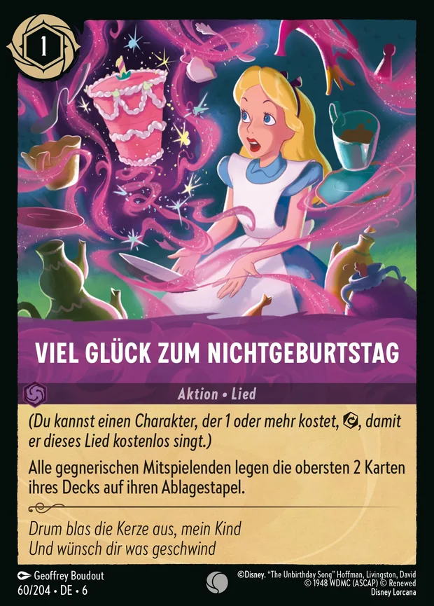 Viel Glück zum Nichtgeburtstag