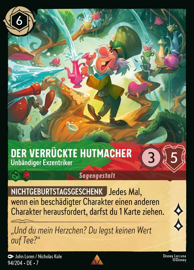 Der verrückte Hutmacher - Unbändiger Exzentriker