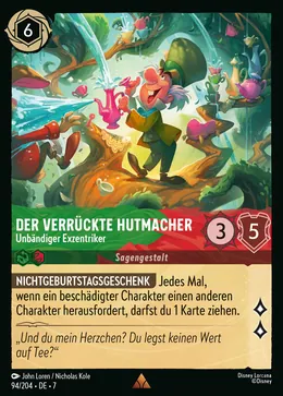 Der verrückte Hutmacher - Unbändiger Exzentriker