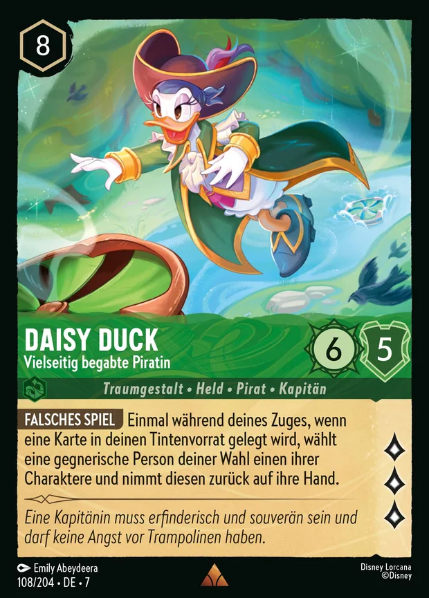 Daisy Duck - Vielseitig begabte Piratin