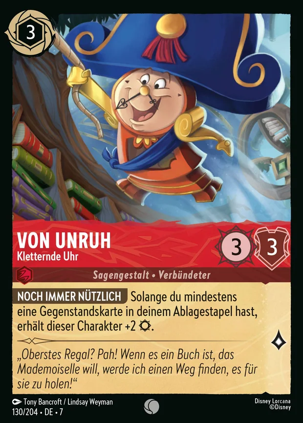 Von Unruh - Kletternde Uhr