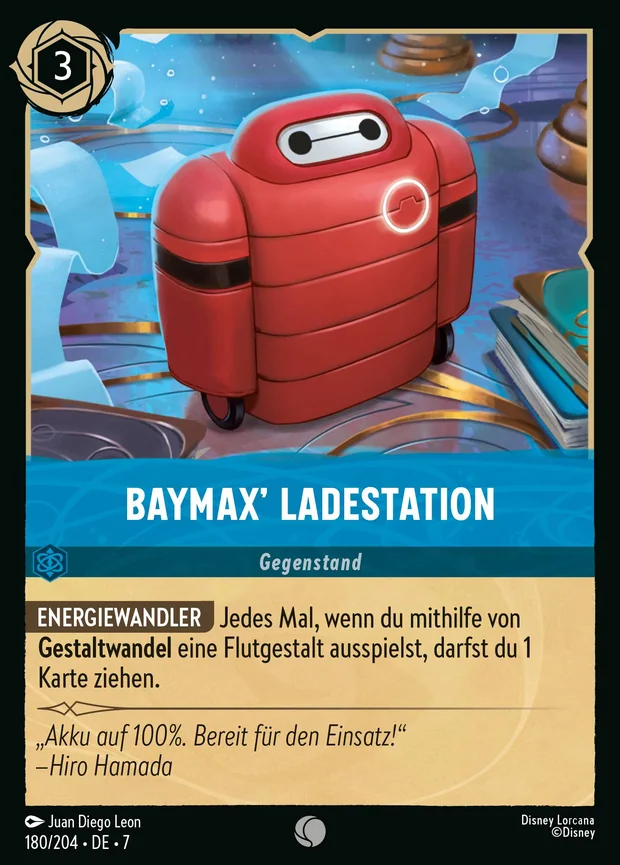 Baymax' Ladestation
