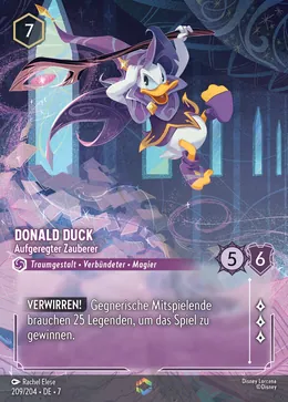 Donald Duck - Aufgeregter Zauberer