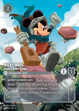 Micky Maus - Inspirierender Krieger