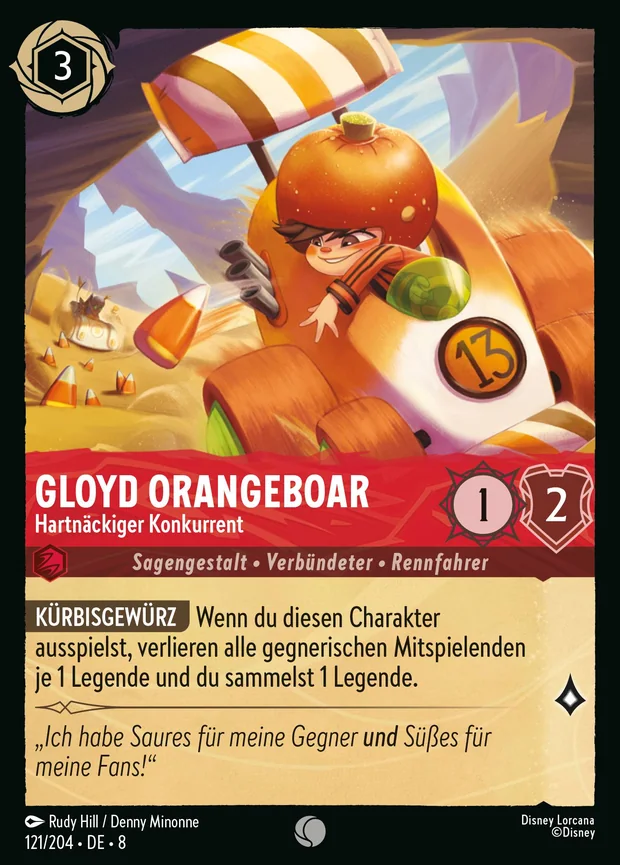 Gloyd Orangeboar - Hartnäckiger Konkurrent