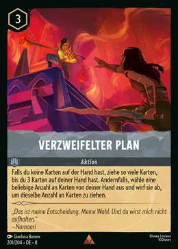 Verzweifelter Plan