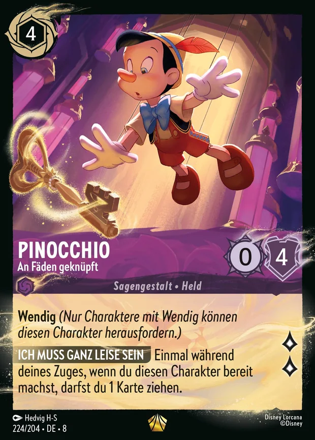 Pinocchio - An Fäden geknüpft